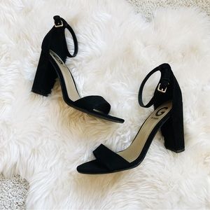 G by Guess Strap Heels